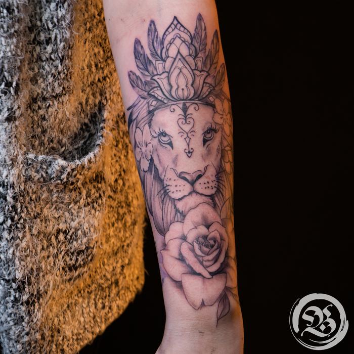 Tattoo-Arbeit aus dem Studio